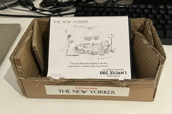 Happy New Year :) Wooden box for a calendar