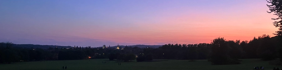 Sunset over South Park